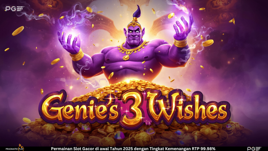 Genie 3 Wishes: Slot Online Bertema Jin Ajaib Penuh Keajaiban